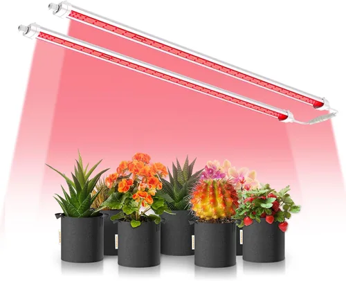 Miniatura 9 de Spider Farmer GlowR40 - Luz LED para cultivo de plantas, barra de iluminación suplementaria de color rojo profundo de 2 pies, 650-665 NM de alta