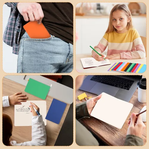 Miniatura 7 de BESARME Paquete de 60 mini cuadernos a granel, cuaderno de bolsillo pequeño de papel en blanco, mini cuadernos de bocetos, cuadernos de notas