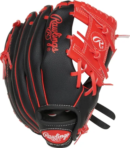 Miniatura 4 de Rawlings Serie Players T-Ball y guante de béisbol para jóvenes Tamaños 9 a 11.5 pulgadas Múltiples estilos
