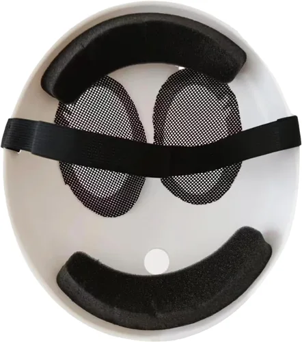 Miniatura 7 de Máscara de chico tímido, máscara de anime blanca, máscara de Halloween, máscara divertida para disfraz de Halloween, accesorios de cosplay Niña