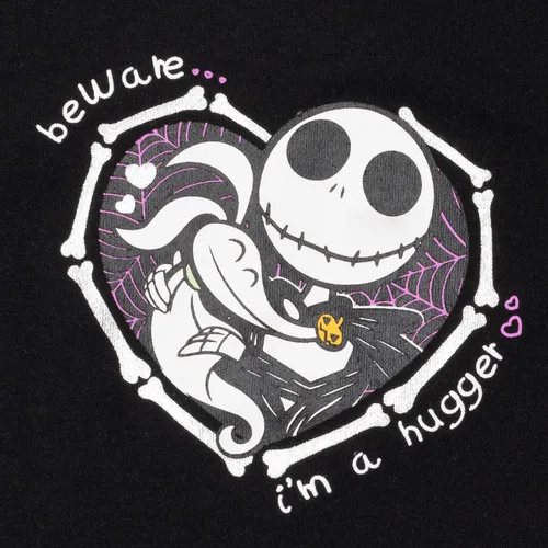 Miniatura 3 de Disney Nightmare Before Christmas Zero Sally Jack Skellington - Conjunto de traje de 3 piezas para bebé niña con pantalones y diadema