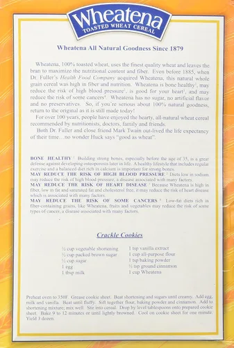 Miniatura 4 de Wheatena Toasted Hot Wheat Cereal 20 oz Pack of 6