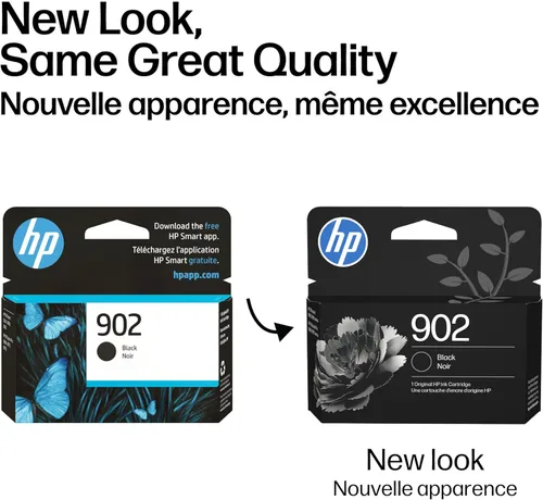Miniatura 3 de HP 902 Cartucho de tinta negra Funciona con OfficeJet 6950, serie 6960, OfficeJet Pro 6960, serie 6970 Elegible para Instant Ink T6L98AN Negro
