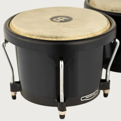 Miniatura 8 de Meinl Percussion HB100SNT-M bongós de madera natural de 6 3/4 y 8 pulgadas, Negro