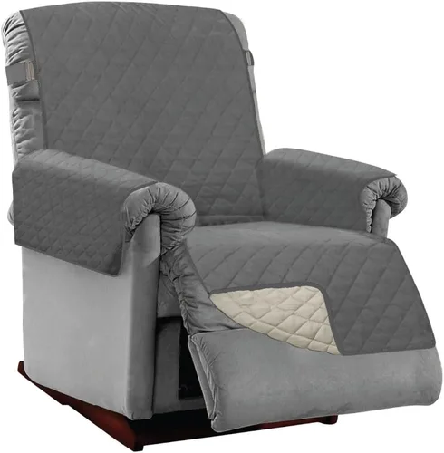 Miniatura 150 de Sofa Shield - Funda para sillón reclinable con correa patentada, protector de cojín, funda reversible diseñada en EE. UU. resistente a manchas