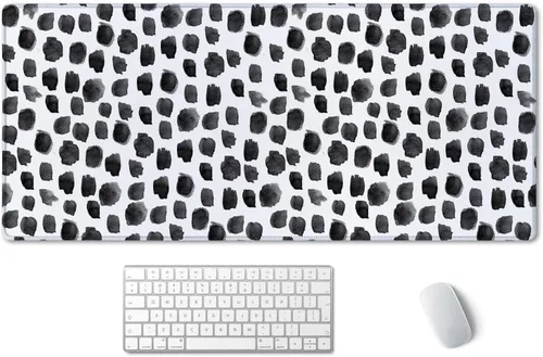 Miniatura 22 de SSOIU ArtSo - Alfombrilla de mouse extendida para juegos XXL, alfombrilla larga para teclado, decoración de escritorio, base de goma antideslizante