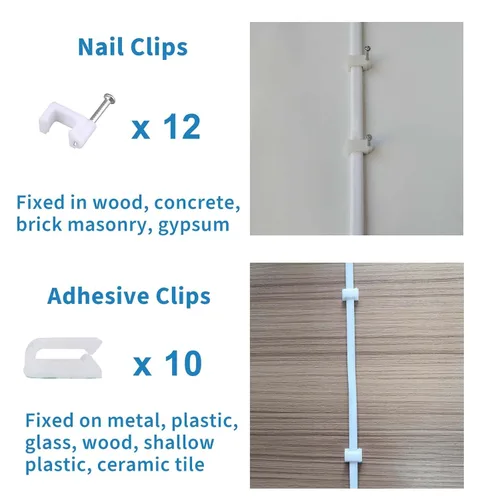 Miniatura 4 de DIANMU Cable de alimentación de 26 pies con adaptador para Wyze Cam v3/v4/OG/v3 Pro, Blink, Simplisafe, Arlo Essential, Kasa, cargador de cable