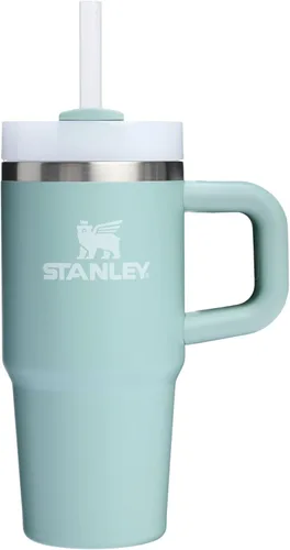 Miniatura 136 de Stanley Quencher H2.0 - Vaso de acero inoxidable con asa, pajilla y tapa FlowState giratoria de 3 posiciones; aislamiento térmico, sin BPA; apto