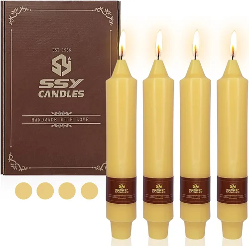 Miniatura 51 de Candelabros de Velas Cónicas Negras, Velas Cónicas Cortas de 5 pulgadas, Candelabros de Velas de Halloween Sin Goteo para Decoración de Navidad