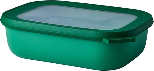 Miniatura 19 de Mepal Cirqula - Recipiente circular rectangular para almacenar y servir alimentos con tapas transparentes, perfecto para preparación de alimentos