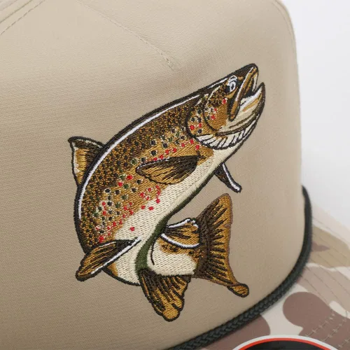 Miniatura 6 de Paramount Outdoors Trout Fly Fising Gorras cómodas Snapback para pesca al aire libre, gorras de béisbol para hombres