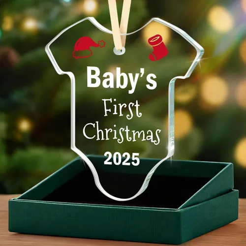 Miniatura 25 de Regalos para papá que espera: regalo de revelación de Navidad para nuevos padres, promocionado a papá nuevo papá por primera vez, adorno de Navidad