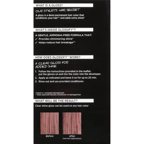 Miniatura 12 de Schwarzkopf Glossify - Brillo de color personalizable, transparente