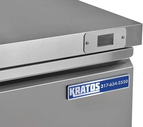Miniatura 5 de Kratos Congelador comercial bajo encimera, 61" W, 2 puertas, acero inoxidable (69K-753)