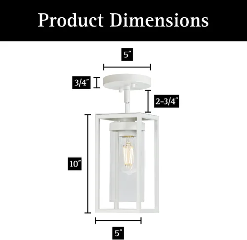 Miniatura 5 de Ultralux Framework Mini lámpara colgante – Lámpara colgante de altura ajustable con bombilla LED regulable – Lámpara de techo de montaje en Blanco