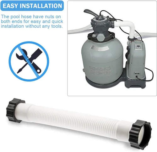 Miniatura 5 de 11535 Manguera de bomba de filtro de arena para piscina, manguera de interconexión intex de 16 pulgadas para bombas de filtro de arena, manguera