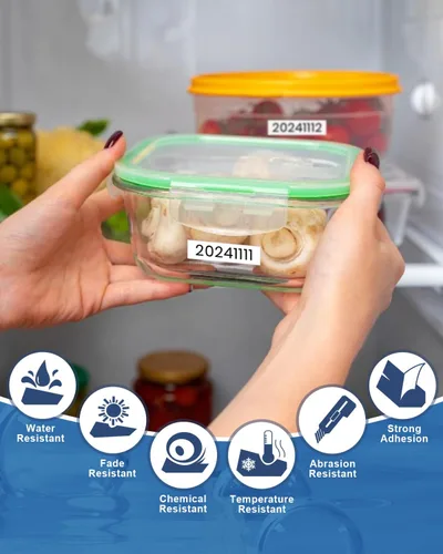 Miniatura 3 de PT-D220 D210 D200 H100 Cinta de etiquetas TZe-231 TZe231 compatible con Brother Label Maker Tape P Touch 0.472 in 0.47 pulgadas laminado blanco TZe