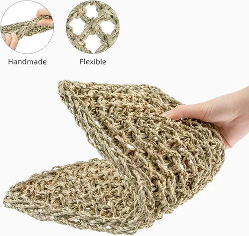 Miniatura 7 de Niteangel Hamaca de Dragón Barbudo Tumbona de Reptiles para Camaleón, Lagartos, Gecko, Serpientes, Reptiles Iguana, Tortugas (Rectángulo 16'' x 8'')