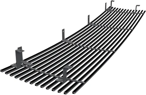 Miniatura 2 de Off Roader eGrille BGC-28F4990 compatible con Ford Bronco F-150 F-250 F-350 1987-1991 de acero inoxidable superior principal negro 8 x 6 horizontal
