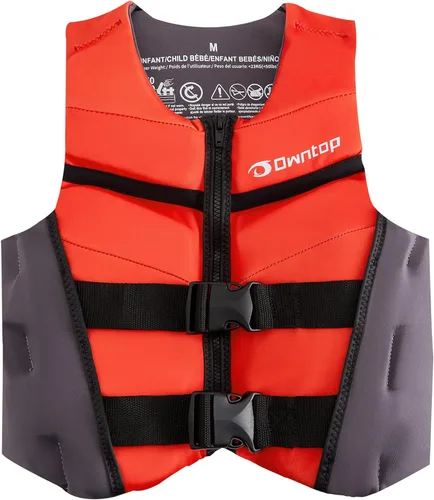 Miniatura 9 de Owntop Chaleco de natación para niños y jóvenes Chaqueta de natación de neopreno ligera y de secado rápido Kayak, entrenamiento de natación, Rosa