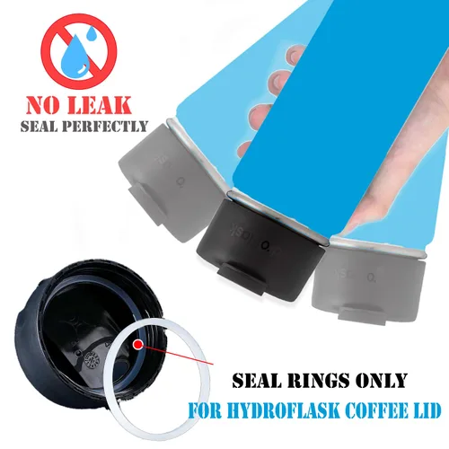 Miniatura 2 de Greant 6 piezas de juntas tóricas de repuesto para tapa Hydroflask, sello de goma para tapas de café de boca ancha Hydro Flask, junta de tapa