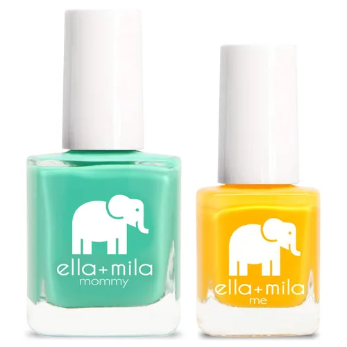 Miniatura 6 de ella+mila Mommy & Me Set de Esmalte de Uñas - Esmalte de uñas Resistente a las Astillas, de Larga Duración y de Secado Rápido, Set de Esmalte