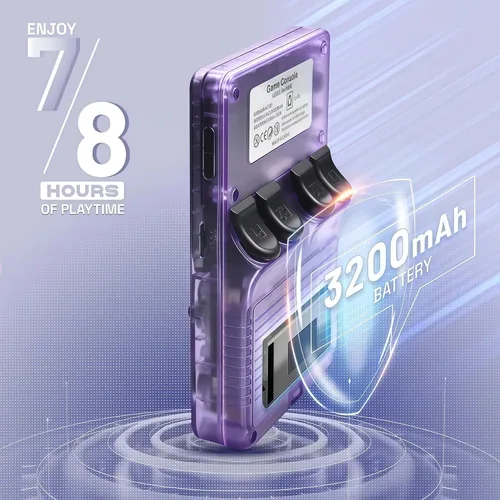 Miniatura 3 de Consola de juegos de mano R36s Set de Navidad (con tarjeta de Navidad y bolsa) Pantalla IPS de 3.5 pulgadas, tarjeta TF de 128GB, más de 21000