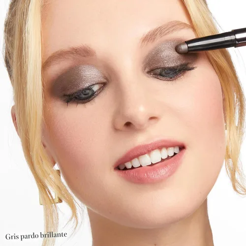 Miniatura 3 de Julep - Sombra de ojos 101 de crema a polvo, impermeable, en barra con sombreador incorporado – tono gris pardo brillante – larga duración, a prueba
