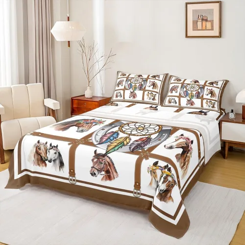 Miniatura 13 de Erosebridal Ropa de cama de 3 piezas de rosa roja, tamaño individual, sábana bajera y sábana encimera para mujeres y niñas, estampado de momentos