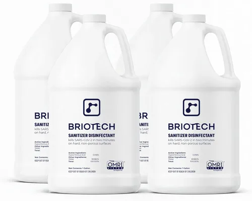 Miniatura 10 de BRIOTECH Desinfectante de ácido hipocloroso, mata el 99.99% de los virus y bacterias, elimina el olor, suave, control de moho, para dormitorios