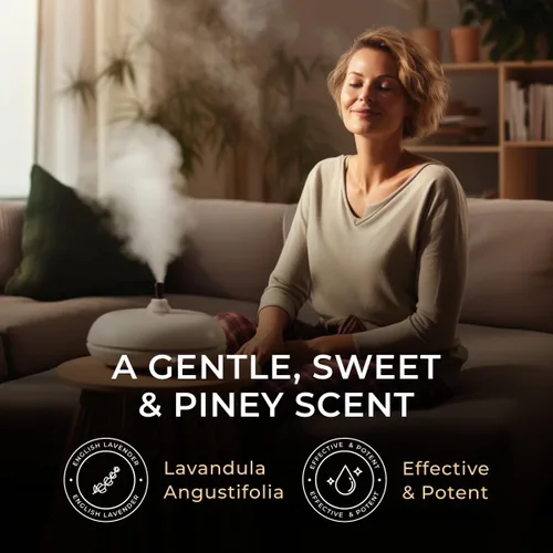 Miniatura 3 de Aceite esencial – 100% puro grado terapéutico para aromaterapia, cuidado de la piel, pelo y difusor – 10 ml, aceite esencial de lavanda orgánica