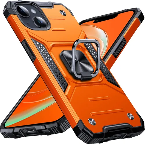 Miniatura 17 de Anqrp Funda resistente para iPhone 6/7/8/SE/SE2 con soporte de anillo mejorado y agarre, grado militar, a prueba de golpes, resistente y robusta