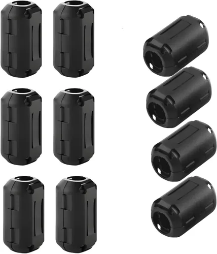 Miniatura 2 de 10 unidades de filtro de ruido antiinterferencias ,filtros de ruido de núcleo de ferrita, clip de estrangulador para teléfonos, televisores, 10pcs