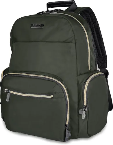 Miniatura 8 de Kenneth Cole Reaction Sophie - Mochila RFID antirrobo de nailon sedoso de 15.0 pulgadas para laptop y tablet de 15.0 pulgadas, Negro, talla única