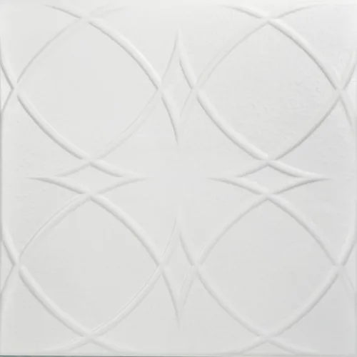Miniatura 24 de À LA MAISON CEILINGS R82 - Azulejos de techo de espuma con pegamento de círculos y estrellas (21.6 pies cuadrados/caja), paquete de 8, color dorado