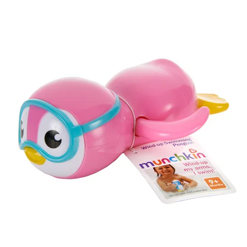 Miniatura 4 de Pingüino de juguete para baño y nadar, de Munchkin Wind Up, Rosado