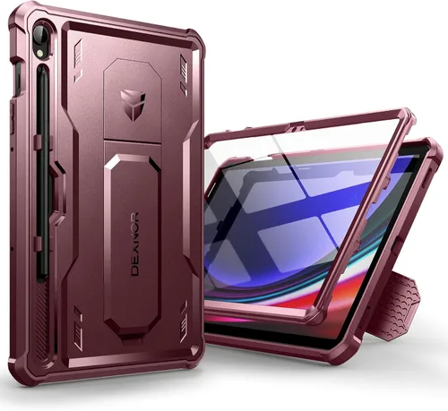 Miniatura 8 de Dexnor Funda para Samsung Galaxy Tab S9 de 11 pulgadas 2023, [Protector de pantalla y soporte integrados] con soporte para bolígrafo, resistente a