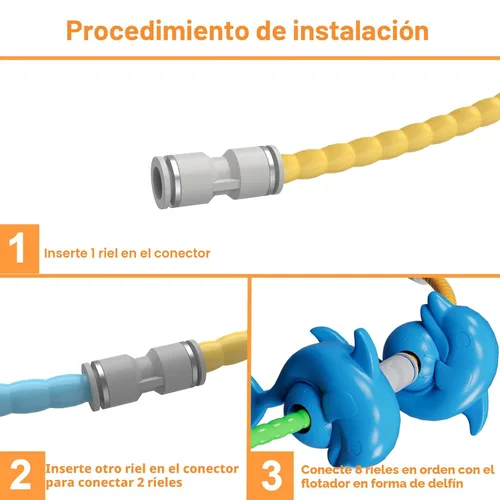 Miniatura 3 de Juguetes de piscina para niños, paquete de 2 anillos deportivos subacuáticos para niños, juegos de piscina ideales para niños y niñas de 5, 6, 7, 8