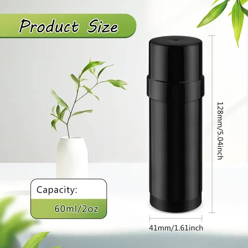 Miniatura 2 de 12 Unids 2.0 fl oz/2oz Desodorante Contenedores de Plástico Twist Up Botella de Relleno Desodorante Titular Stick para Crayon Chapstick Protector