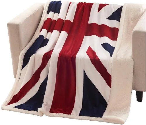 Miniatura 8 de Brandream Manta de forro polar de diseño con bandera estadounidense para niños, niñas, adultos, mantas de 51 x 63 pulgadas, súper suave