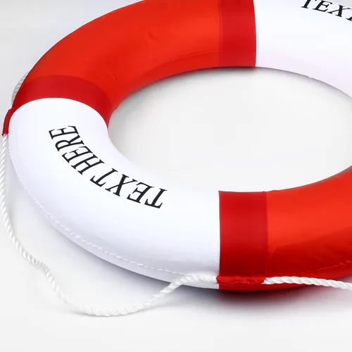 Miniatura 7 de Anillo de preservador de vida personalizado, decoración de casa con nombre personalizado, Plástico