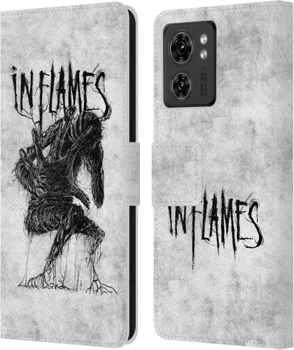 Miniatura 13 de Head Case Designs Officially Licensed in Flames Adventures Metal Grunge Leather Book Wallet Case Cover Compatible with Motorola Moto Edge 40