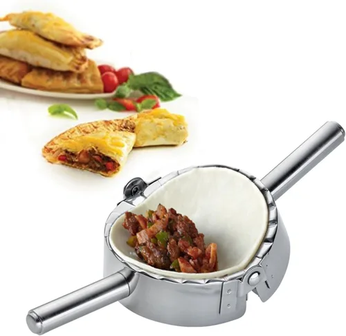 Miniatura 8 de KAYCROWN Prensa de empanada de 6 pulgadas, fabricante de bolas de masa de acero inoxidable para empanada, bola de masa para empanada, bola de masa