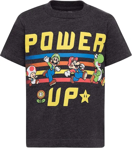 Miniatura 3 de SUPER MARIO Nintendo Boys - Paquete de 3 camisetas Luigi Bowser Yoshi Toad Donkey Kong