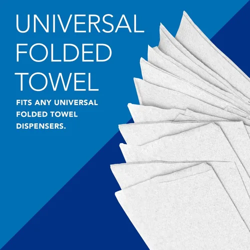 Miniatura 4 de Scott Professional Toallas de Papel Universales Multiplegadas, a Granel (03650), Bolsillos de Absorción, Blanco, Toalla de 9.2"x9.4", Comprimida