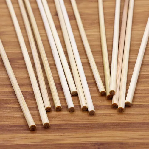 Miniatura 6 de BambooMN Marca - Brochetas de bambú redondas de punta afilada premium 4.1" X 0.098 in - 300pcs