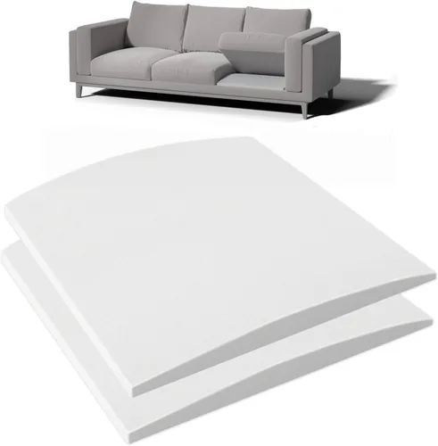 Miniatura 10 de Soporte de cojín de sofá para asiento caído, 20 x 20 pulgadas, tablero de soporte de cojín de espuma curvada de alta densidad, soporte de sofá
