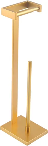 Miniatura 12 de GERZWY Baño libre titular de papel higiénico titular de papel higiénico para baño SUS 304 acero inoxidable, negro mate DZY005-BK