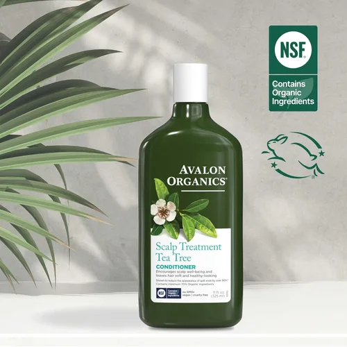Miniatura 7 de Avalon Organics Tratamiento para el Cuero Cabelludo de Árbol de Té - Acondicionador, Promueve el Bienestar del Cuero Cabelludo y Deja el Cabello