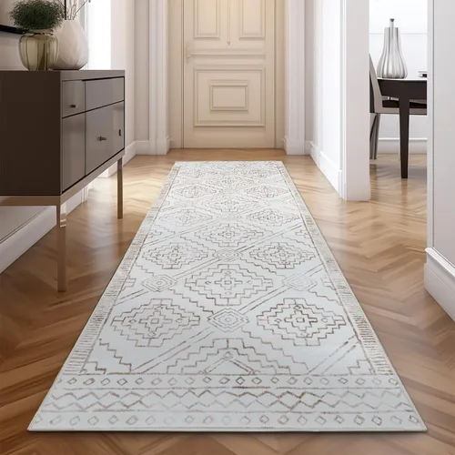 jinchan Alfombra marroquí de pasillo 2x10 para pasillo - Alfombra de pasillo para cocina bohemia lavable a máquina, alfombra moderna suave, Boho